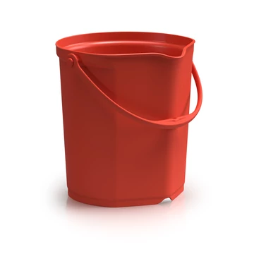 Igeax élelmiszeripari vödör 12L, skálázott, piros