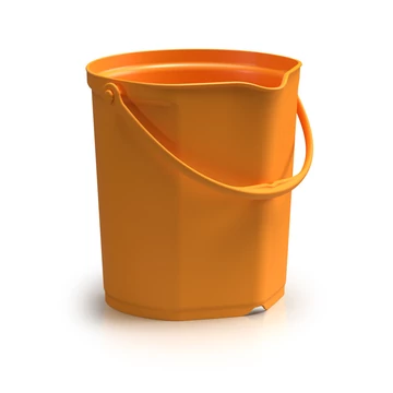 Igeax élelmiszeripari vödör 12L, skálázott, narancssárga