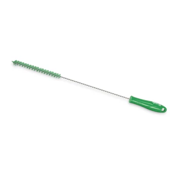 Igeax élelmiszeripari kémcső-, és üvegtisztító kefe, átmérő 10mm, hossz 50cm, zöld