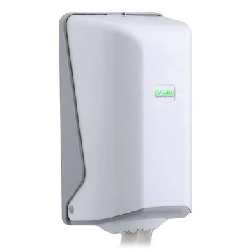 Vialli Mini tekercses kéztörlő adagoló ABS műanyag, fehér