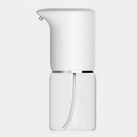 Szenzoros spray szappan és kézfertőtlenítőszer adagoló, asztali, beépített akkumulátorral, 400ml, utántölthető