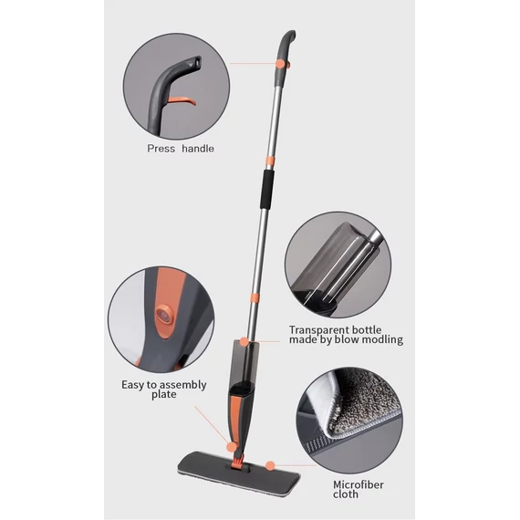 Spray Mop lapos felmosó szett (420 ml)