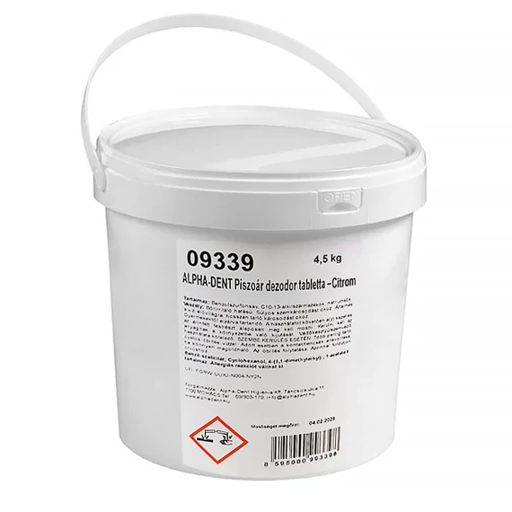 Piszoár kő 4,5 kg-os citrom