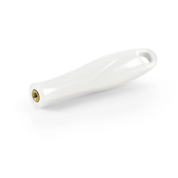 Igeax élelmiszeripari menetes nyél, fehér, 12cm,  cső- és üvegtisztító flexibilis hosszabbító szárhoz