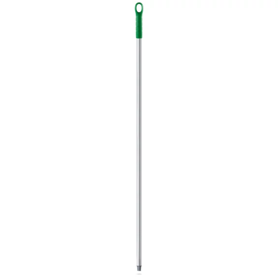 Igeax élelmiszeripari aluminium nyél menetes 150cm-es 25 mm átmérőjű, zöld