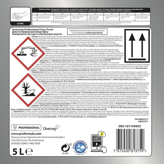Domestos Prof. Citrus fresh (5L)