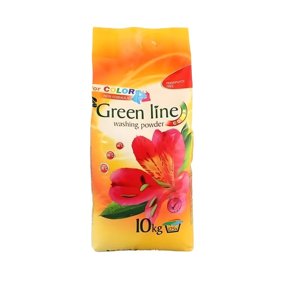 Green Line 10 kg mosópor 125 mosás, Color