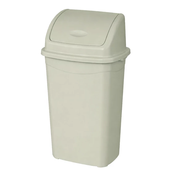 Planet Billenőfedeles szemetes kuka, műanyag, eco szürke, 70 L