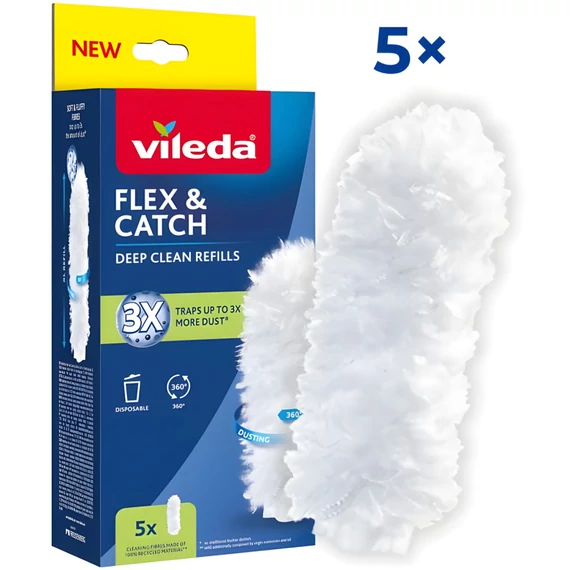 Vileda Flex & Catch portörlő utántöltő 5x