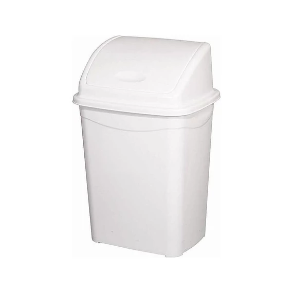Planet Billenőfedeles szemetes kuka, műanyag, luxury fehér, 50 L