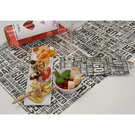 Infibra tányéralátét Gourmet mintás 30x40cm 250 darab/csomag