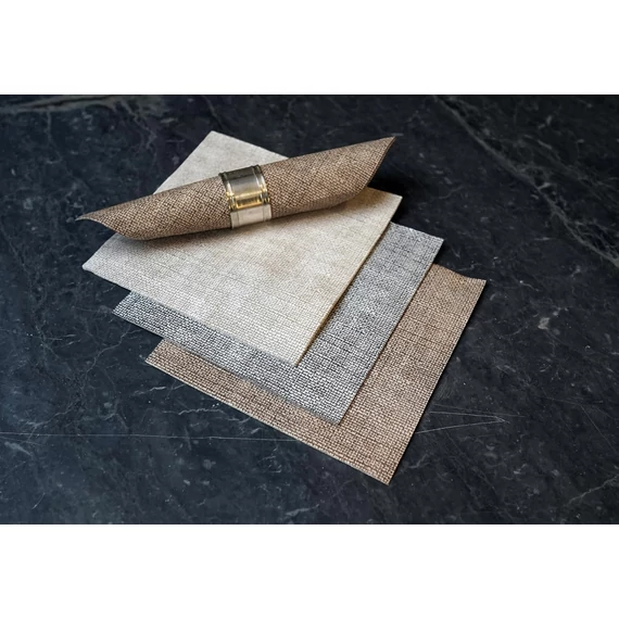 Infibra Szalvéta 38x38cm Trend Trama mustard 2 réteg 40 lap/csomag 