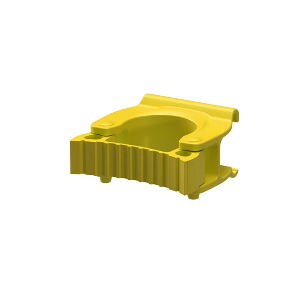 Igeax élelmiszeripari nyéltartó fali konzolhoz sárga átmérő 25-28mm