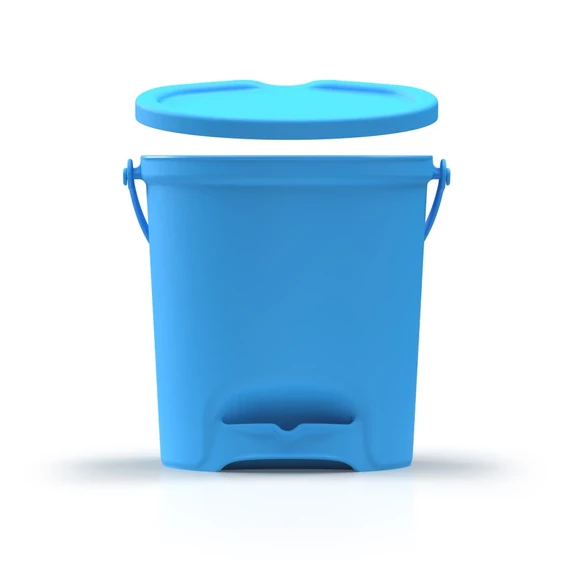 Igeax élelmiszeripari vödör 12L, skálázott, sárga